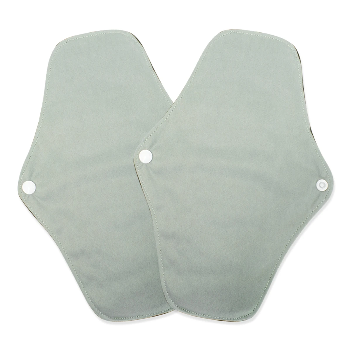 Menstrual Pads 2pc Charcoal Menstrual Pads Sanitary Napkins Regular Flow Daytime Use Absorbent Waterproof Washable Reusable