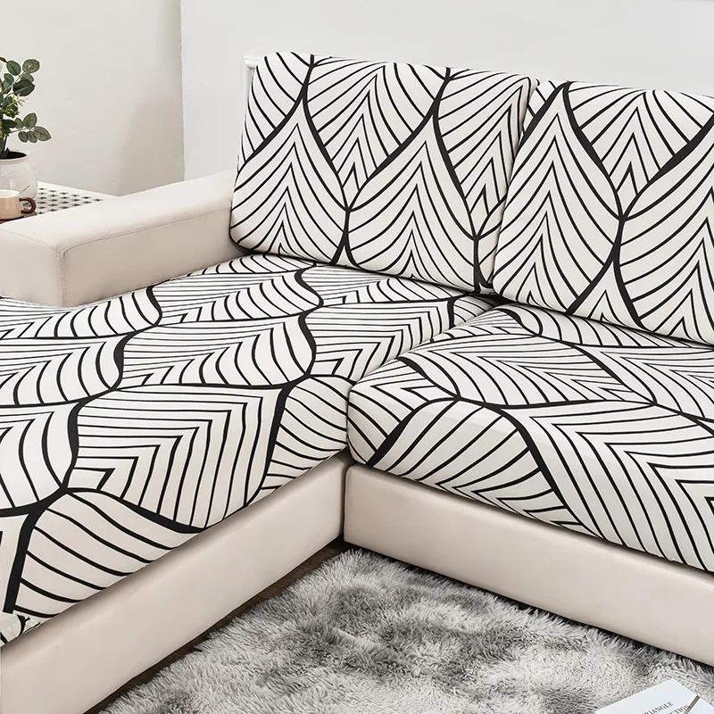 2024 Stretch Couch Cushion Slipcovers Sofa Seat Cushion Covers Anti-Slip Furniture Protector Replacement for Individual Cushions 3