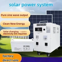 Kit complet de système solaire 10kva 12kw, grille MPPT, système d'énergie solaire 5000w 8000w 12000w, panneaux solaires, Batteries au Lithium pour maisons 2