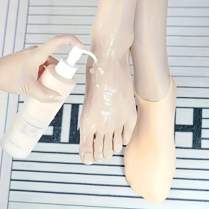 Silicone Moisturizing Foot Socks Soothing Massage Pedicure Care Kit