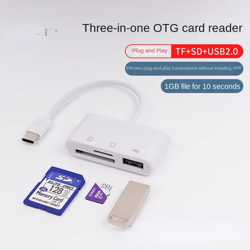 

Type-C Adapter TF CF SD Memory Card Reader OTG Writer Compact Flash USB-C for IPad Pro Huawei for Macbook USB Type C Cardreader