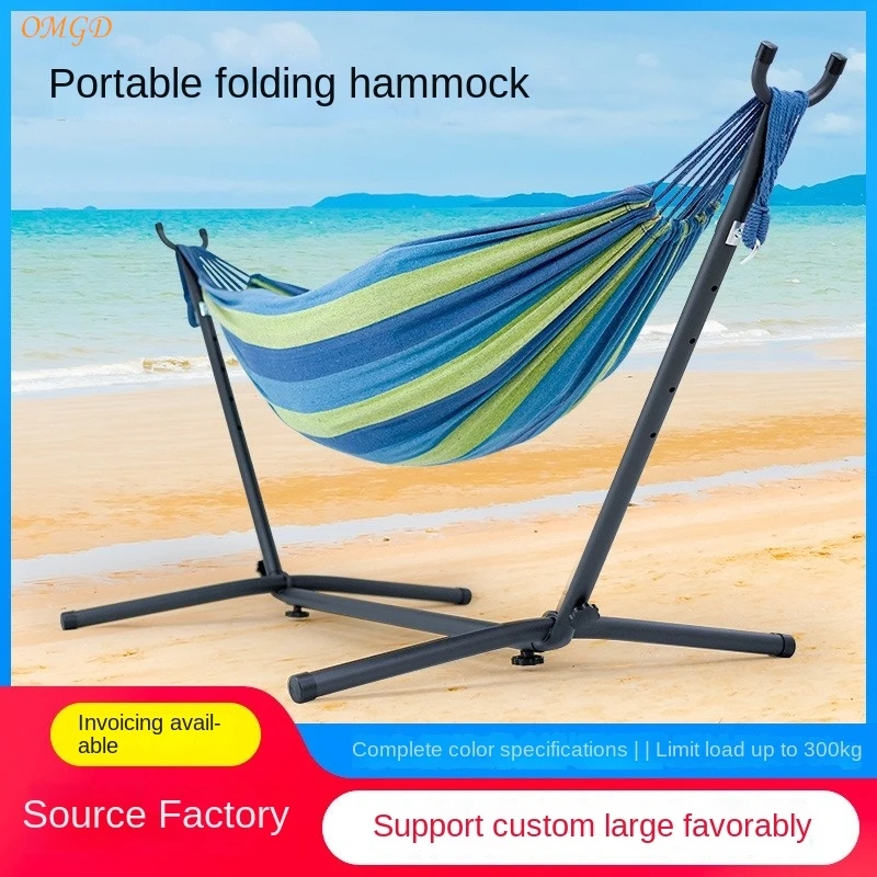 Anti-side-turn Canvas Camping Detachable Outdoor Hammock Stand Portable Camping Hammock Rede Lits De Home
