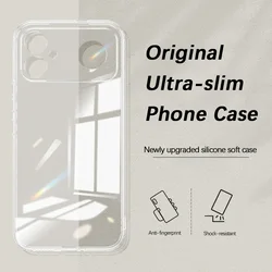 Premium Crystal Clear Anti - Drop Shockproof Phone Case - Rugged Thin Transparent Cover for Redmi K90 Ultra (Clear)