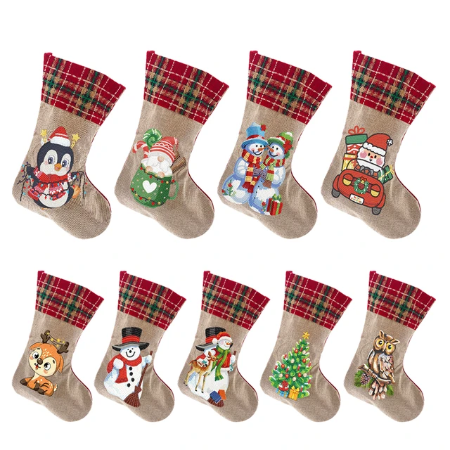 Dimensions Holiday Penguins Stocking Needlepoint Kit