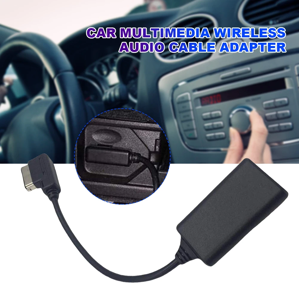AUX Receiver Cable Adapter Bluetooth-compatible Audio Adapter Data Wire AMI Radio Stereo Wire Adapter for Audi S5 Q7 A6L A8L A4L