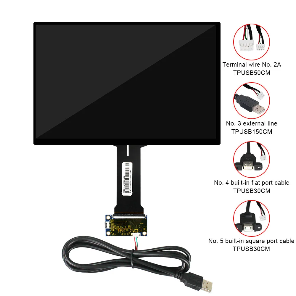 Original 1280x800 IPS 10.1 Inch touvhscreen HDMI board LVDS 20P EV101WXM-N80 Industrial Monitor Adswork Panel TFT-LCD