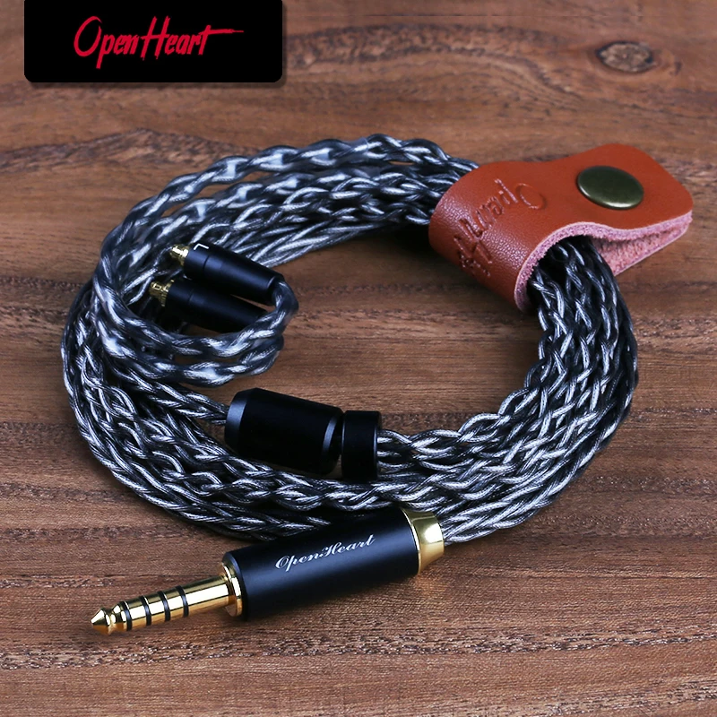 OPENHEART 8 Core Silver-copper alloy Cable For Sennheiser IE200