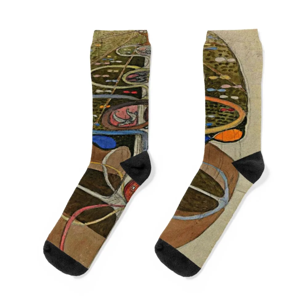 

Hilma af Klint -Tree of Knowledge, No. 02. (1913 Socks New year's Soccer moving stockings Male Socks Women's