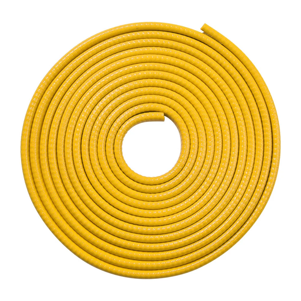 

Car Rubber Trim Durable Protector Guard Seal Strip Car Accessories (Yellow)