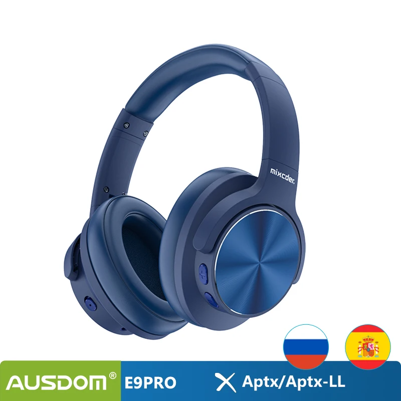 Ausdom & Mixcder E9 Pro Headset Aptx Ll Draadloze Bluetooth