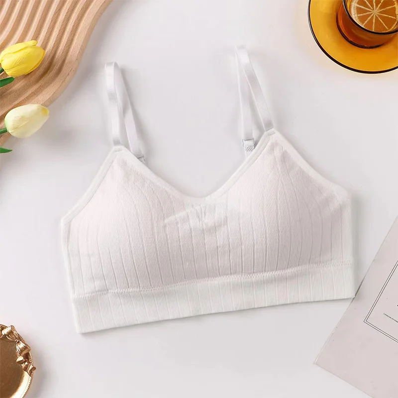 Sexy Wireless Bralette Seamless Women Bra Padded Sleep Tops U-Shaped Back Sports Crop Lingerie Breathable Top Underwear
