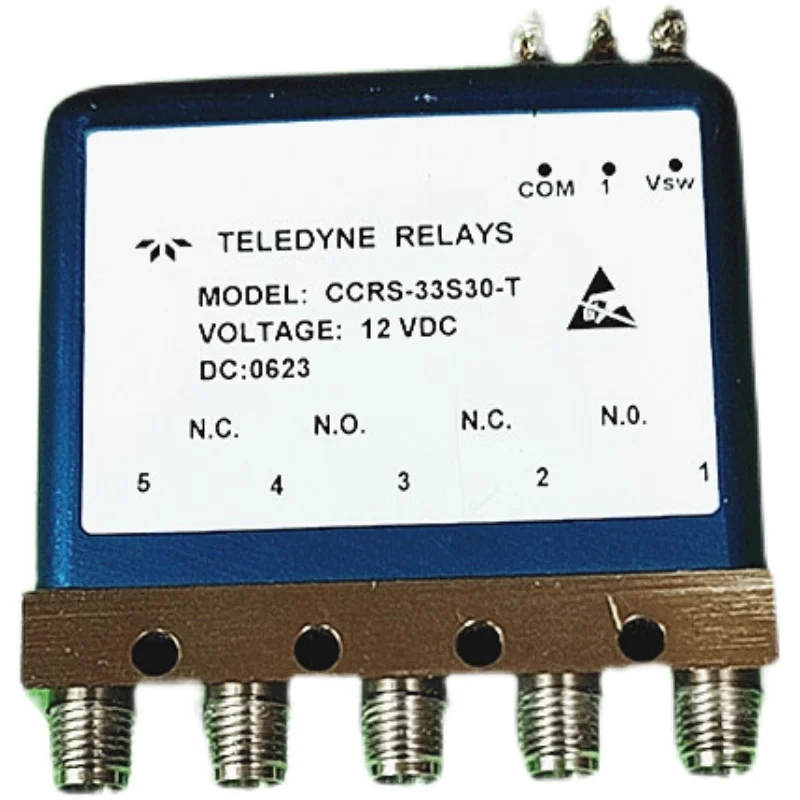 TELEDYNE CCRS-33S30-T 12V 18GHz RF SPDT SMA RF microwave coaxial switch