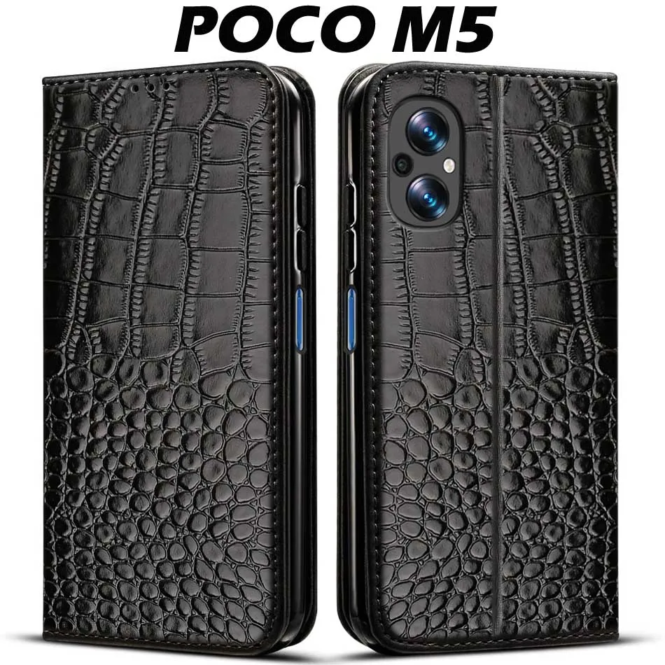 Leather Flip Wallet Phone Case - Shockproof Cover