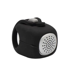 High - Decibel Electric Bike Horn with Multi - Sound Modes (Black)