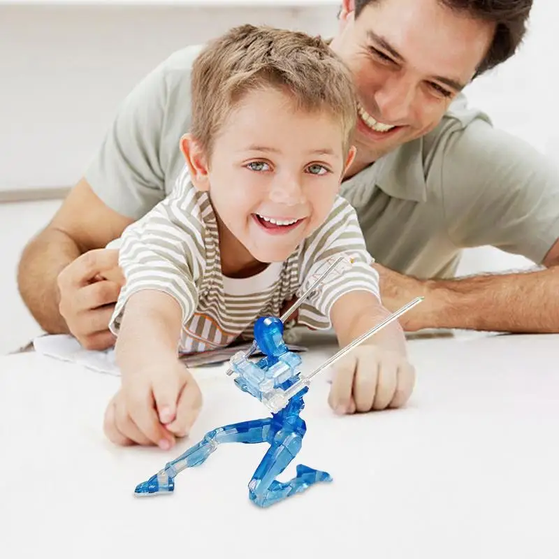 

Подвижные игрушечные фигурки и игровые наборы с подвижными суставами, светящиеся игрушки-роботы для снятия стресса на день рождения и Рождество