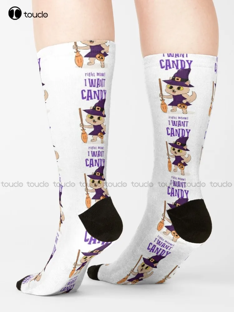 Catoween Dolcetto O Scherzetto Happy Meoween Meow I Mean Boo Cat Holiday Ghost Halloween Cat Lovers Kitty Funny 2021 Boo Boo Boo Socks
