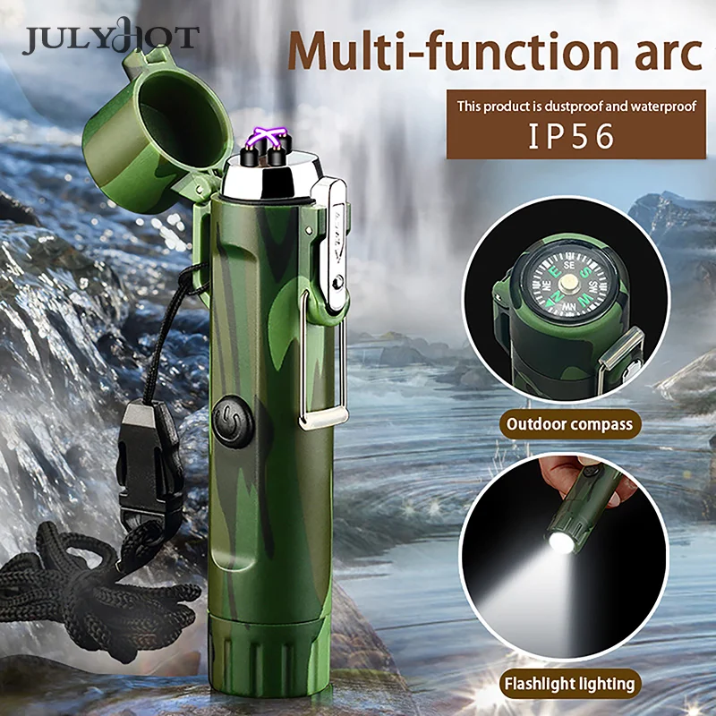 

Multi-Functional Dual Arc Waterproof Lighting Two-Speed Compass Luminous Lighting Outdoor Travel Supplies