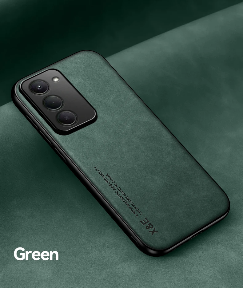 Ultra-Thin Fashion Leather Magnetic Protection Case