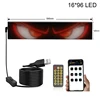 Wiscolor 12x60cm LED Matrix Pixel Panel Scrolling Bright Advertising LED Sign Flexible USB 5V LED Car Sign Bluetooth App Control 6