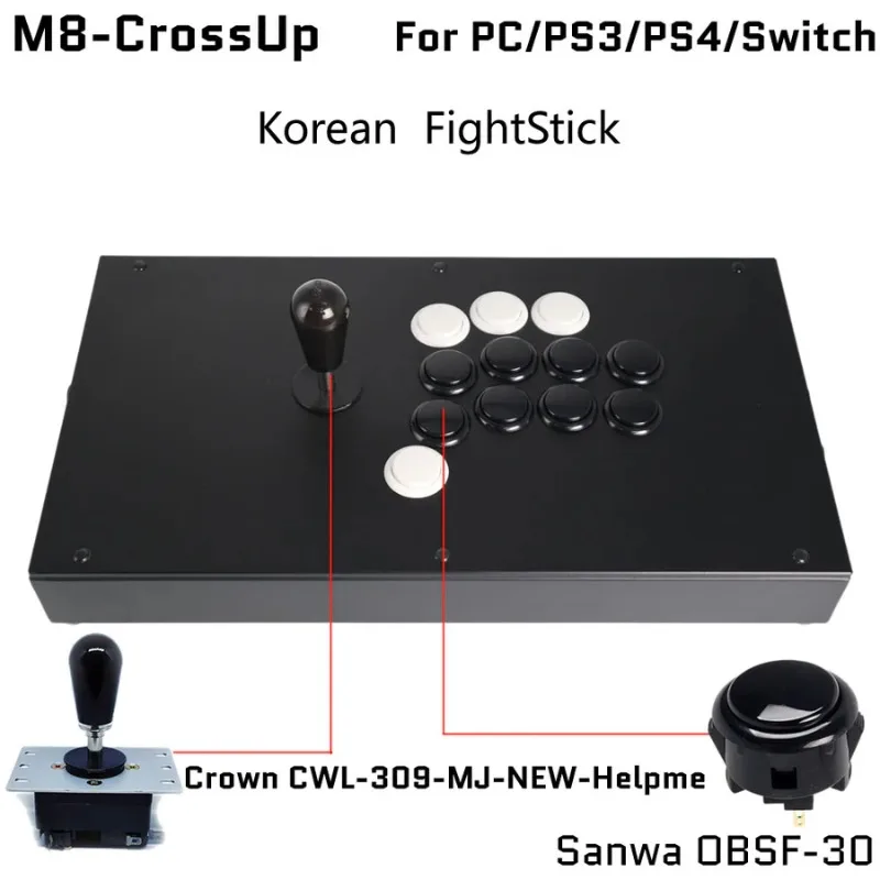 FightBox M8 CrossUP 三和レバーボタン アケコン PC使用可能 Amazon | 【FightBox公式】 FightBox ファイトボックス M8