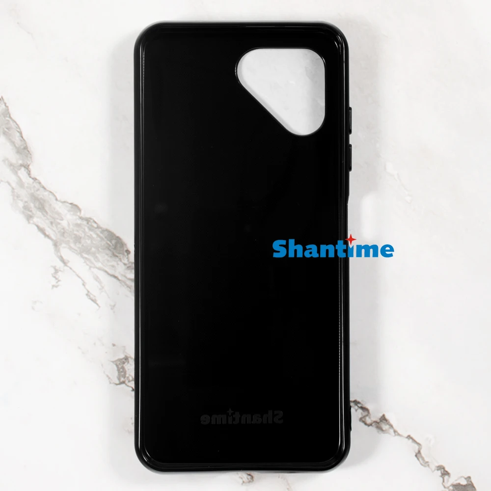 WIMSPEED Custodia Per Fairphone 5 Con Vetro Temperato Incluso – Morbida TPU Ultra Sottile – Antigraffio E Antiurto – Nero