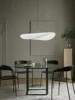 Wabi Sabi Pendant Lamp For Living Room Bedroom Dining Home Decoration Designer Scandinavian White Led Hanging DuPont paper lamp 6