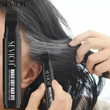 Penna per tinture per capelli impermeabile Penna per capelli usa e getta temporanea Copertura istantanea della radice grigia Crema per capelli Correttore per capelli in stick 1