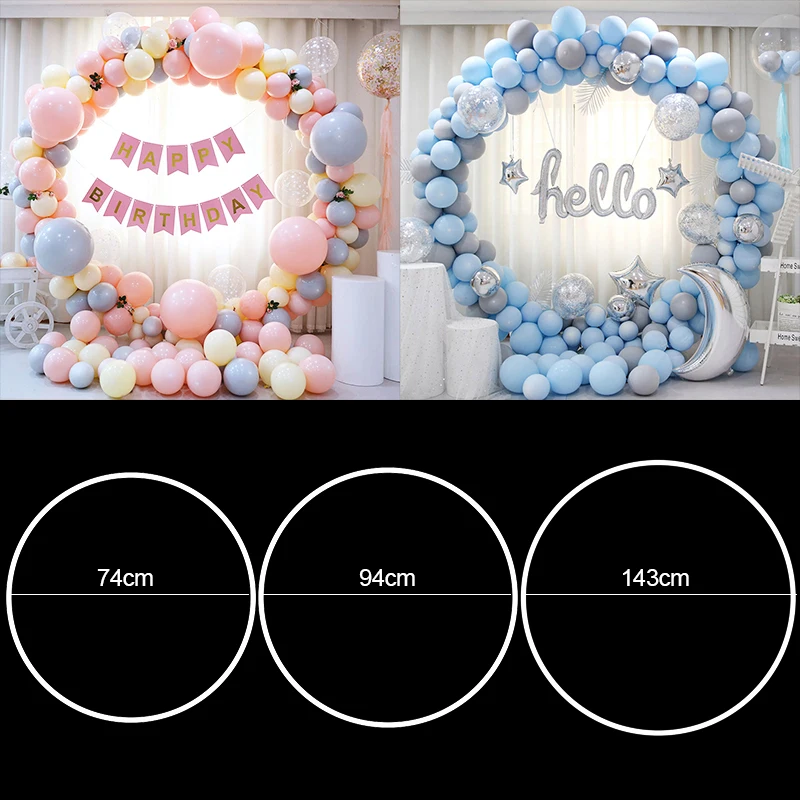 

Multiple Sizes Round Baloon Arch Frame Ring Birthday Baloon Decor Wedding Party Christmas Decorations Baby Shower