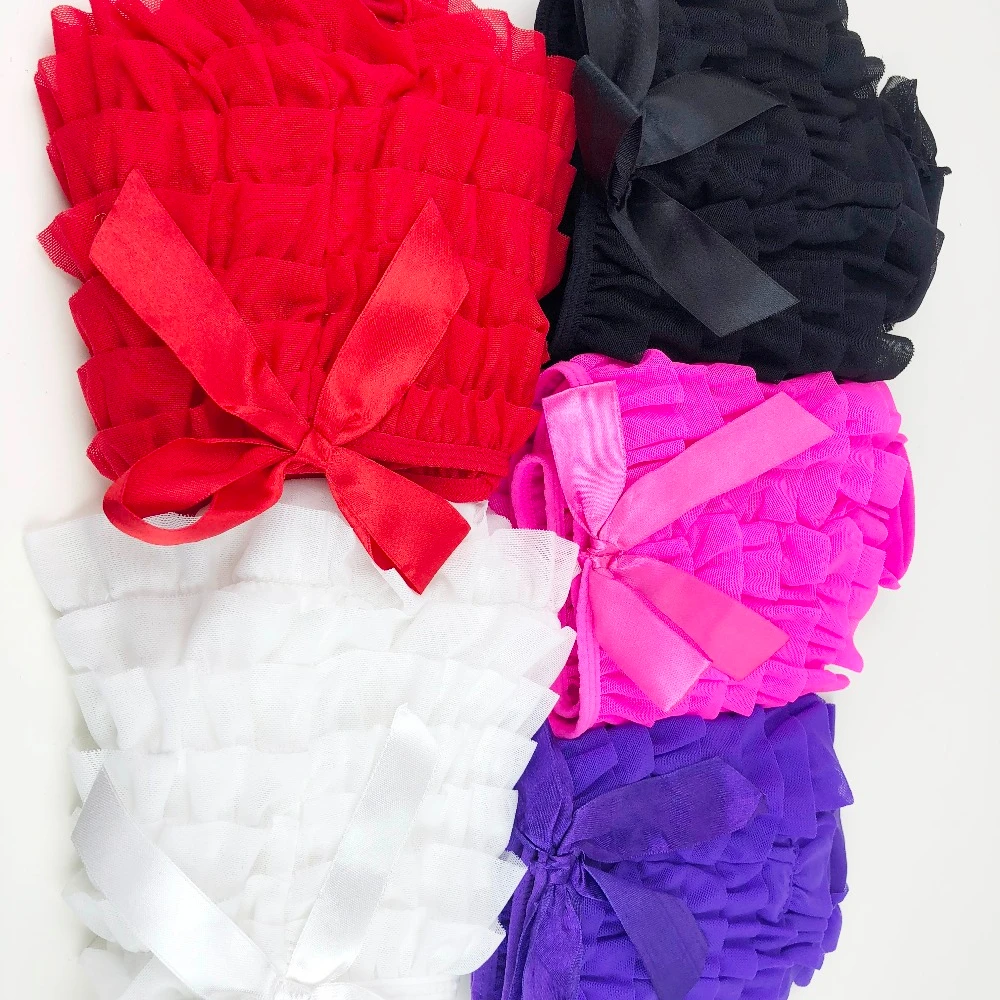 Sexy Panties Women's Layered Mesh Ruffled Panty Intimates Underwear Lingerie Mesh