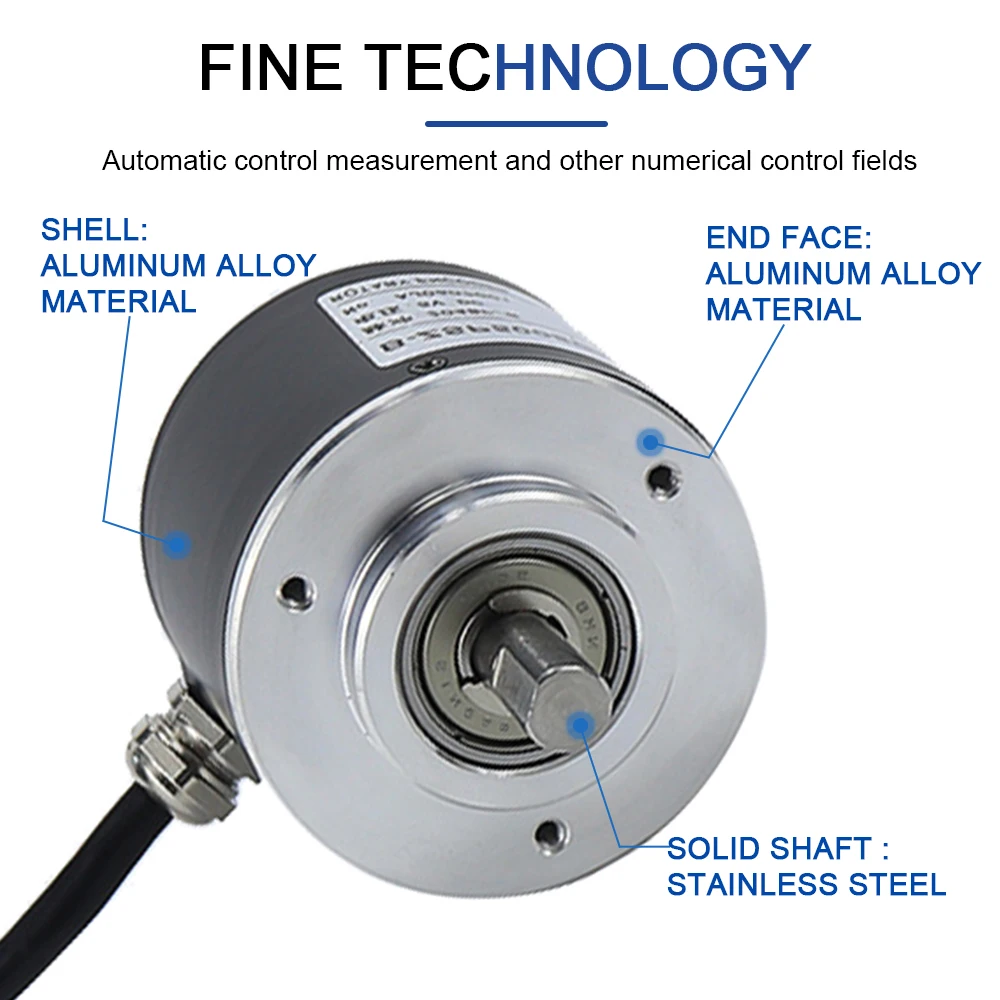 Autonics Encoder, Incremental, 6mm Shaft, 600 PPR,, 45% OFF