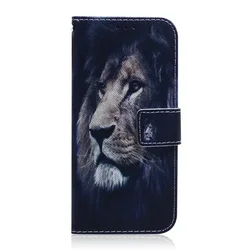 Animal Style Leather Wallet Phone Case - Premium Protection with Stylish Design - Samsung A36 5G (A6)