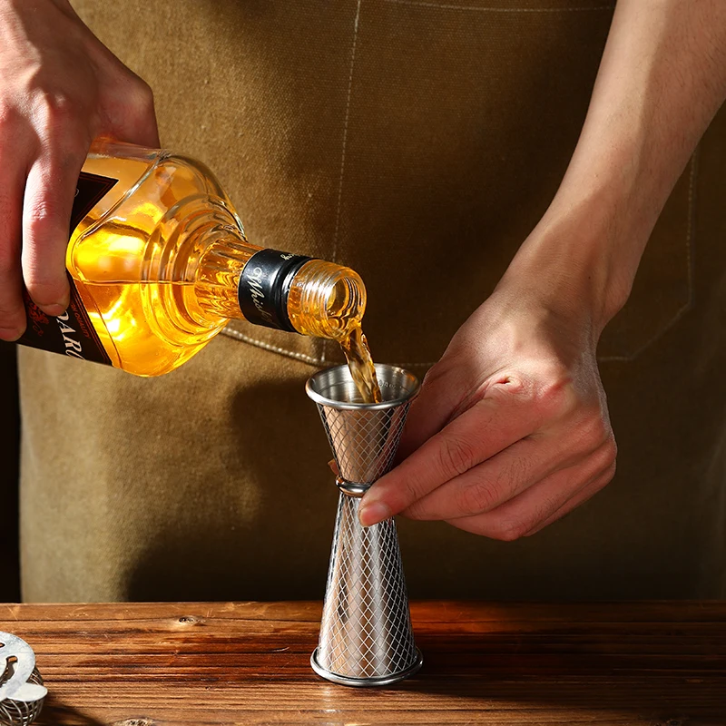 Premium Double Cocktail Jigger for Bartending - Precision Drink Measuring Tool