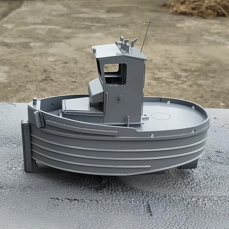 RC Beaver Tugboat Mini Cute Tug 205mm30 Scale Hand-assembled Simulation Ship Model ABS Plate 6