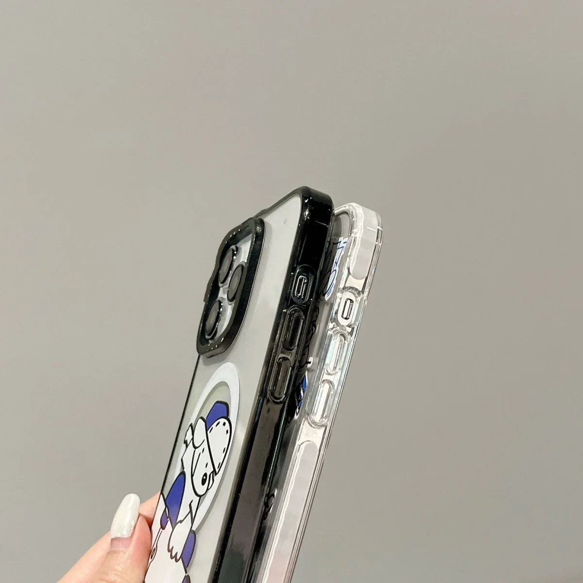 MagSafe Acrylic Dog Phone Case Cover for IPhone 11 12 13 14 15 Pro Max Case for IPhone 15 Pro Max