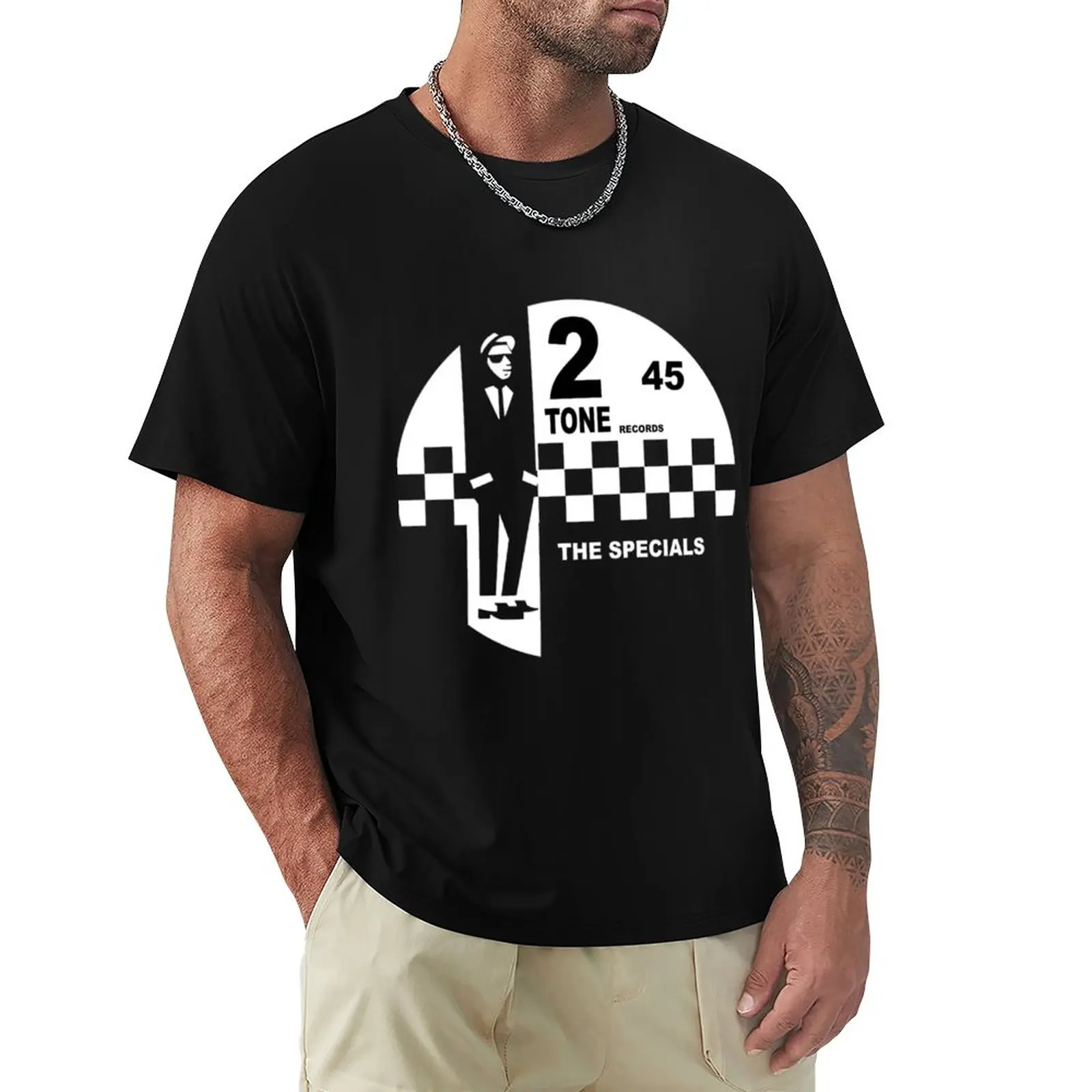 

2 Tone Records Shirt - The Specials Ska Label Logo Shirt, Sticker Mask T-Shirt T-Shirt sports fans mens graphic t-shirts anime