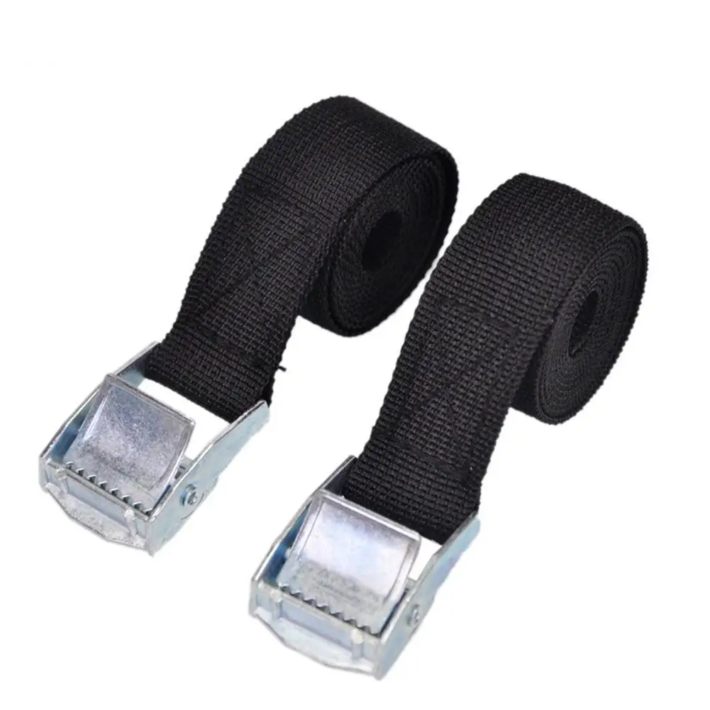 2*40cm Black Tie Down Strap Strong Ratchet Belt Luggage Bag Cargo Lash Belt Strap With Cam Buckle Travel Cargo Tool cargo straps luggage strap cargo tie down strap tie down straps lashing strap