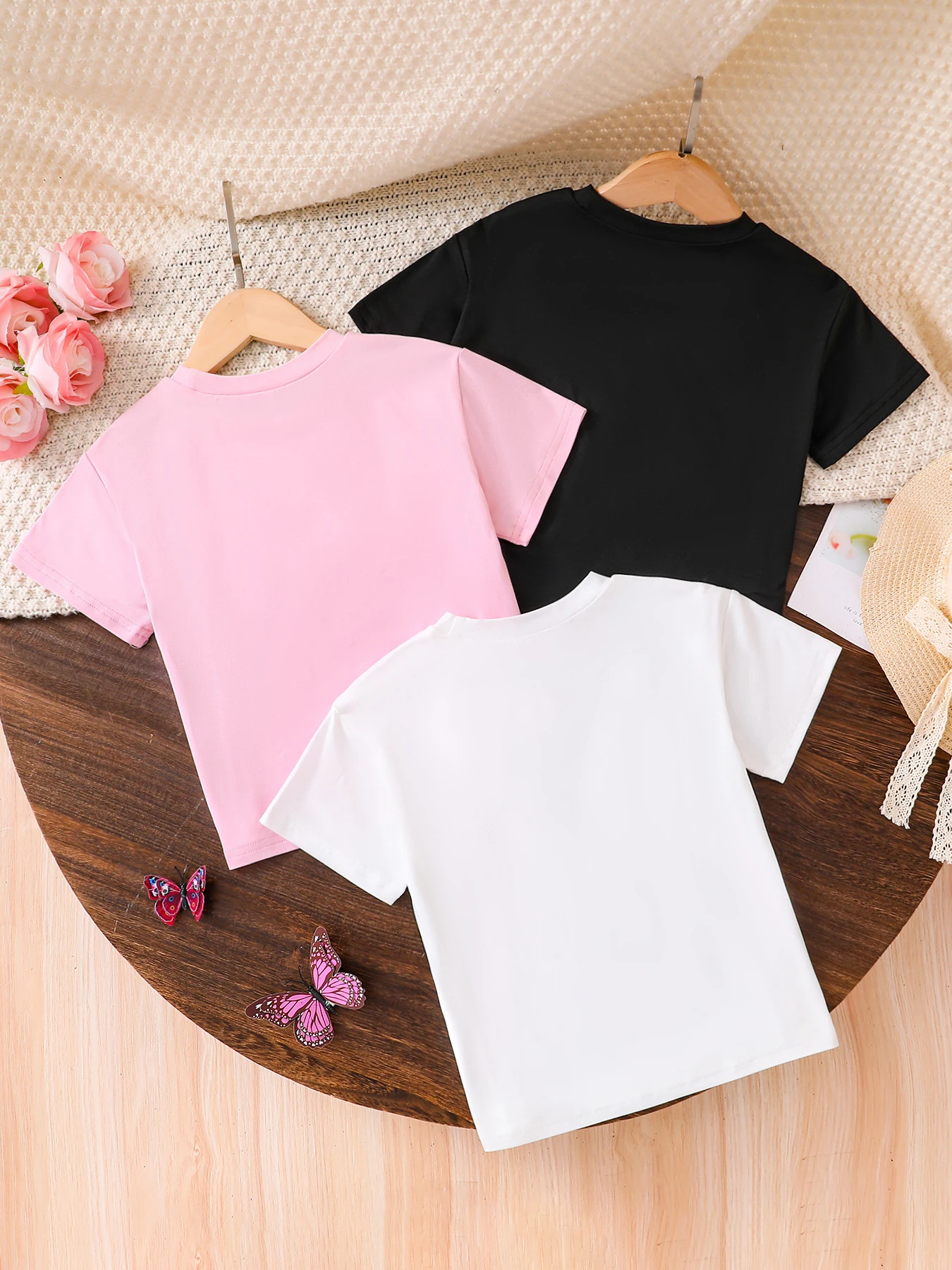 Girls Heart T-Shirt Set 2