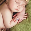 Chic Infant Baby Angel Crystal Rings Photography Props Baby Cupid Cosplay Cute Rhinestone Shining Rings For 0-3 weeks Newborn 5