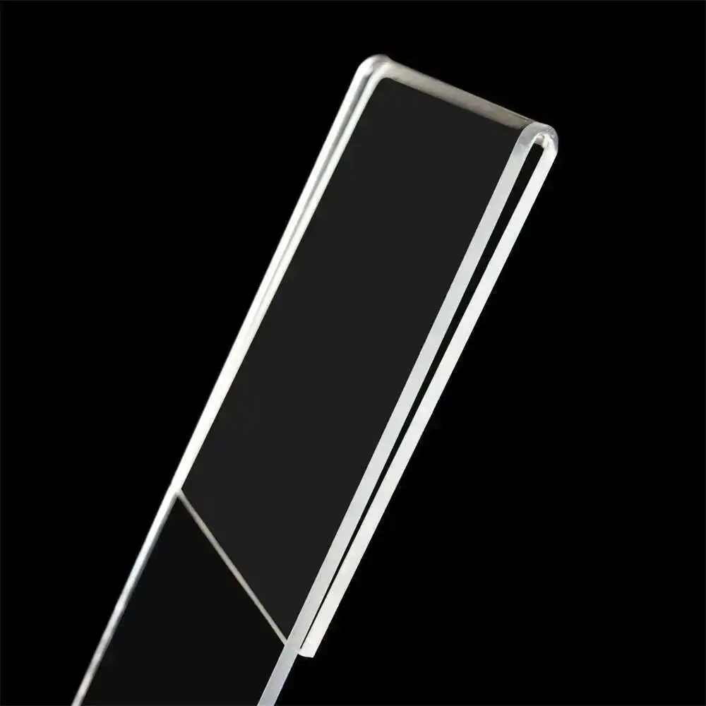 1pcs L-shape Acrylic Menu List Price Card Sign Frame Clear Poster Picture Display Holder A5 acrylic display holder