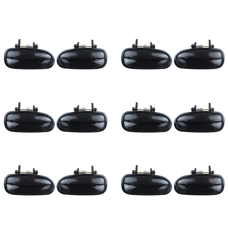 

12Pcs Car Outside Exterior Door Handle For Honda Civic EK3 1996 1997 1998 1999 2000 (Rear Door Handle)