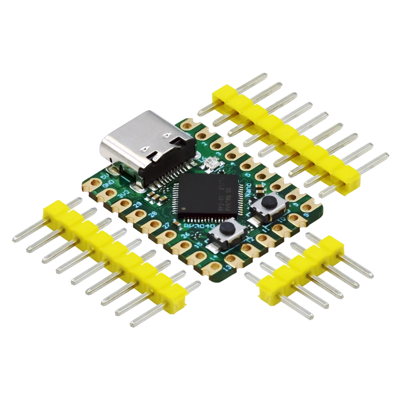 RP2040-Zero RP2040 Raspberry Pi Microcontroller PICO Development Board Module Dual-core Cortex M0+ Processor 2MB Flash