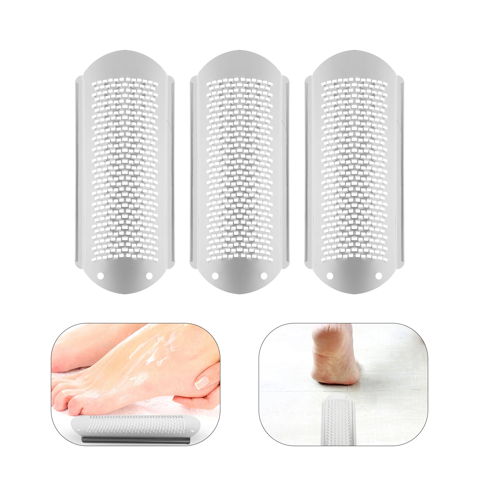 

3Pcs Foot File Foot Rasp File Dead Skin Remover Foot Scrubber Hard Skin Remover Foot Care Tool