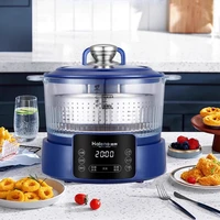 Cuiseur à riz intelligent à faible teneur en sucre avec séparation du riz et de la soupe, élévateur et abaisseur, petit cuiseur de cuisine intégré pour la maison 5
