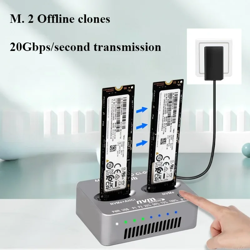 NVME Docking Station AHCI Offline Copy USB C-type