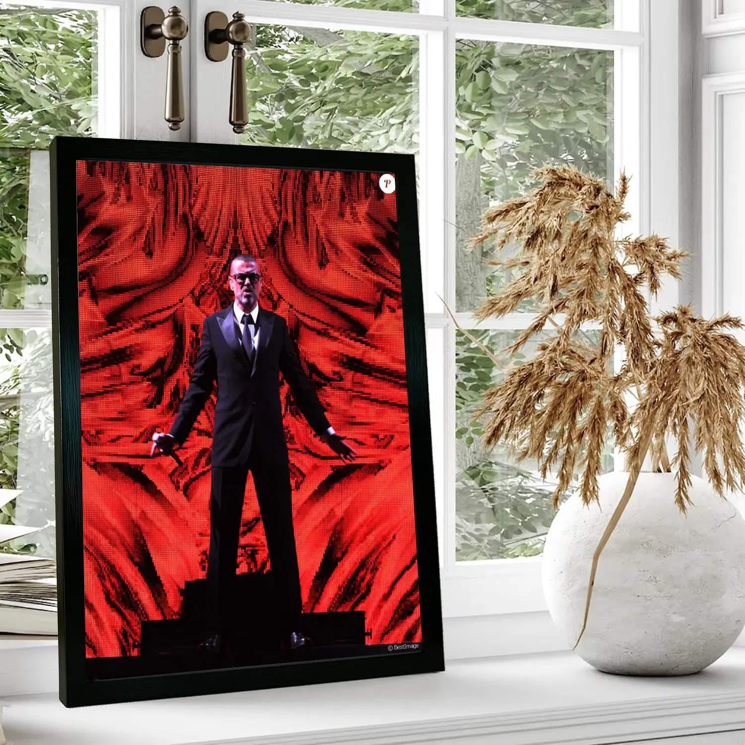 Impression Sur Toile Peinte à La Main Encadrée Goldplay