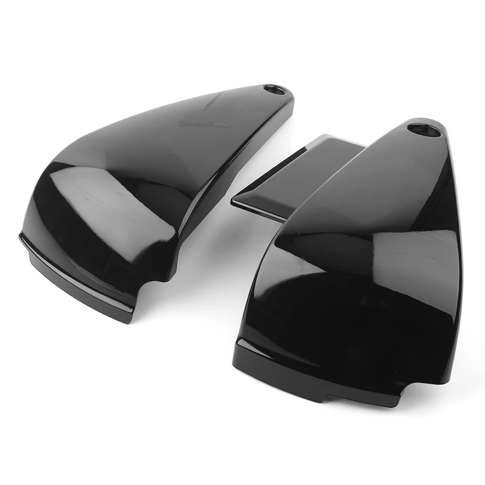 2Pcs Black ABS Motorcycle Battery Side Fairing Cover For Kawasaki Vulcan VN400 VN800 1995-2000 2001 2002 2003 2004 2005 2006