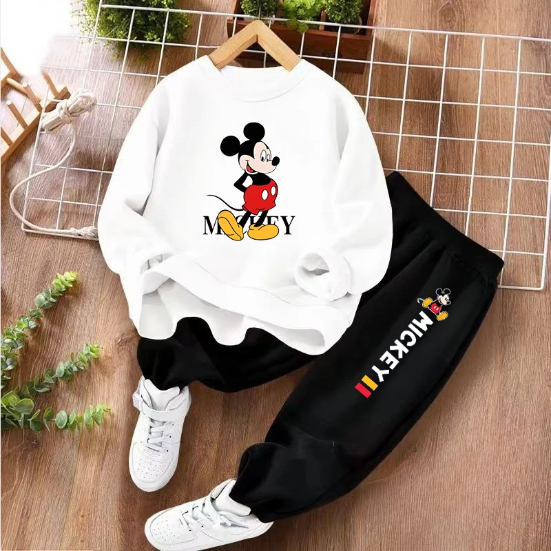 Mickey Print Kids Hoodie Set 6