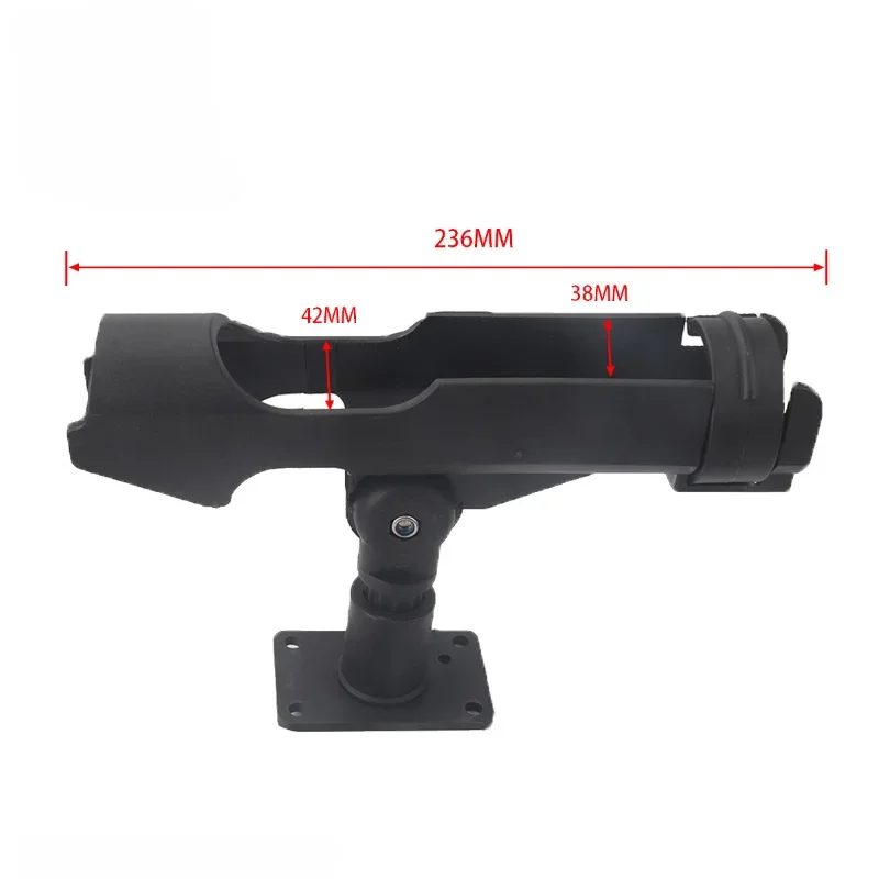 Kayak Plastic Adjustable Boat Fishing Rod Rack Holder Bracket Pole Support Fixer Fix Tool Rotatable Mount Marine Accessories