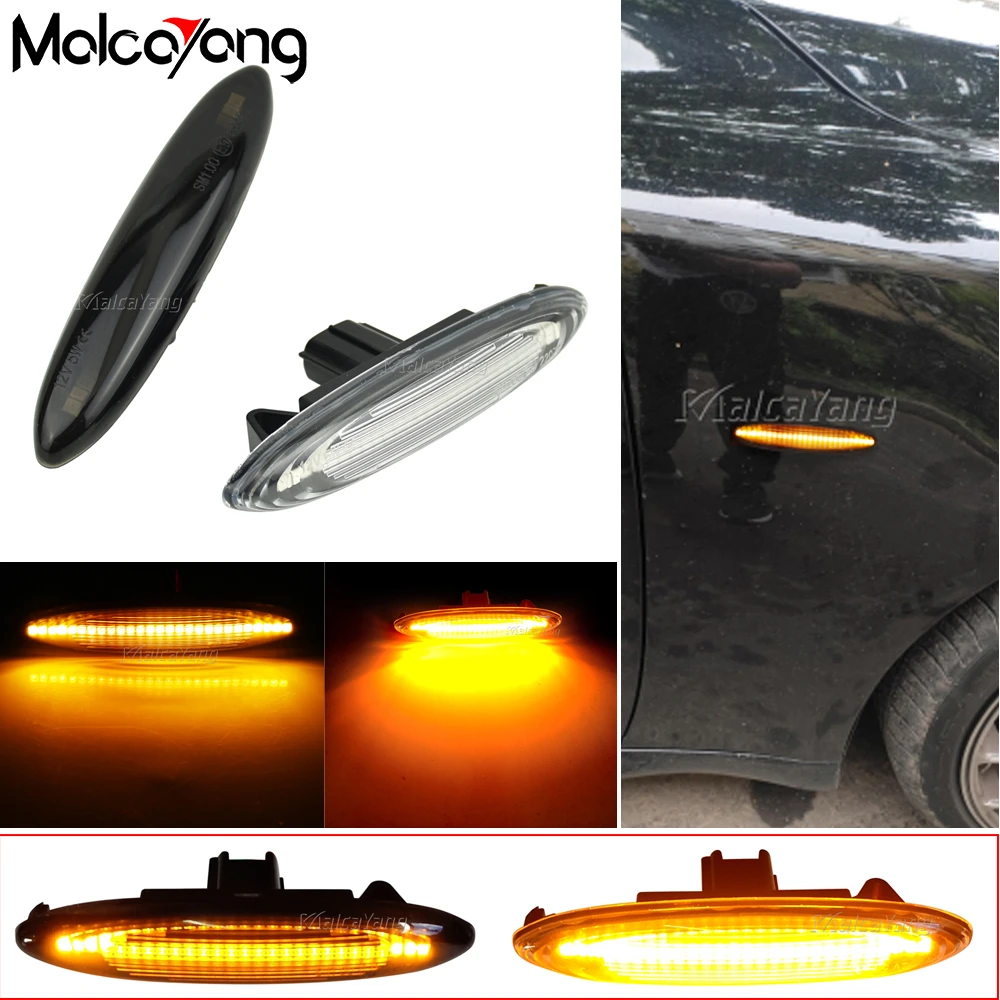 LED Dynamic Turn Signal Light Side Marker Lamp For Lexus IS250 IS350