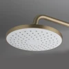 KEMAIDI Brushed Gold Thermostatic Shower System with Tub Spout  3-Functional Exposed Shower Faucet Mixer Fixtures Wall Mounted 3